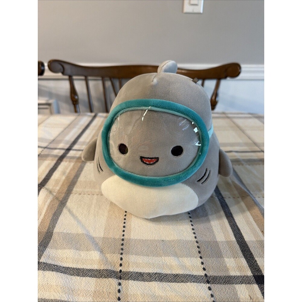 Original Squishmallow Gordon The Shark w/ Goggles KellyToy Plush 5" Plush